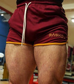 RASKOL BURGUNDY Classic Shorts