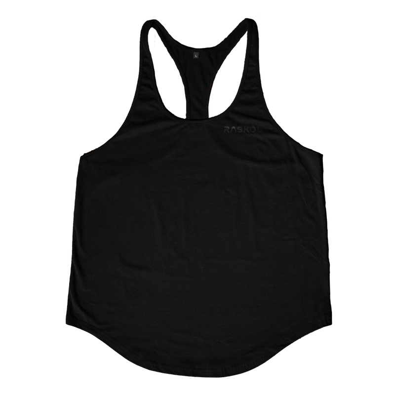 Classic Stringer Tank Top - Black