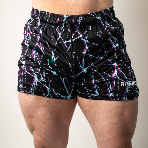 BLACK LIGHTNING APEX Bodybuilding Shorts