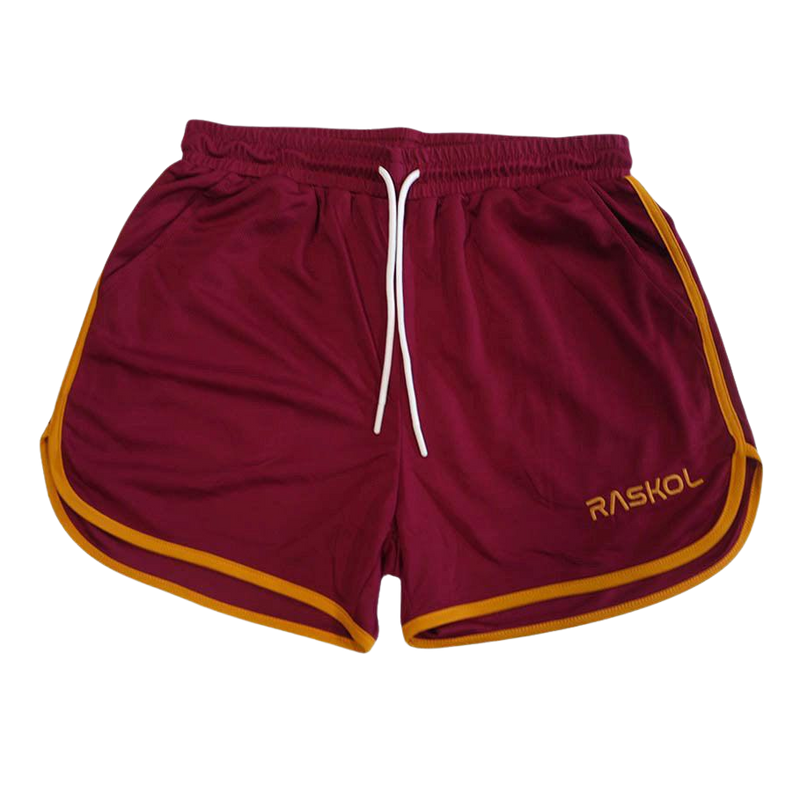 RASKOL BURGUNDY Classic Shorts