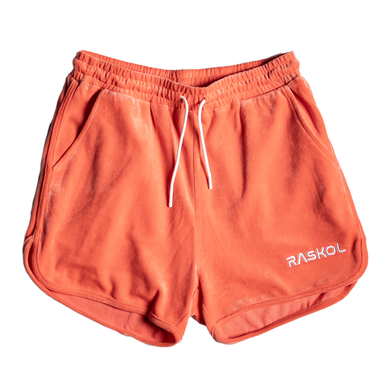 RASKOL Coral Velour Shorts (LIMITED EDITION)