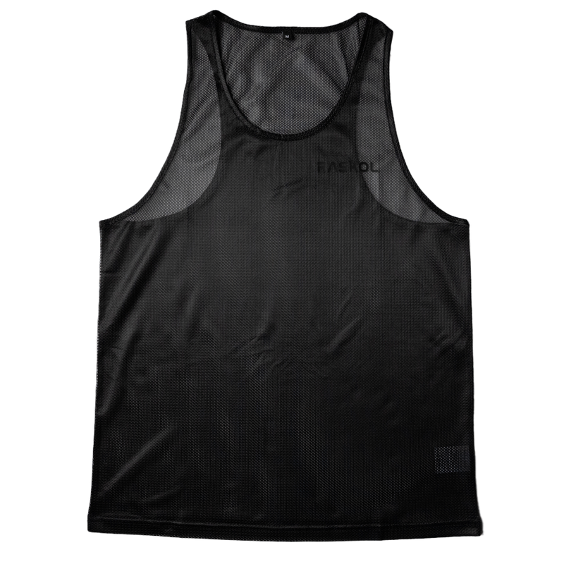 RASKOL Black MESH Tank Top (LIMITED EDITION)