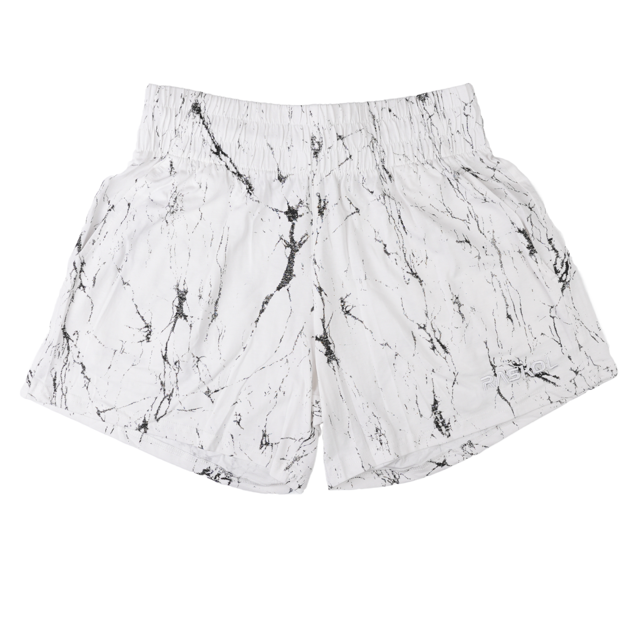 WHITE MARBLE DUMPYS SHORTS (5