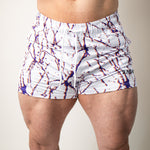 WHITE LIGHTNING APEX Bodybuilding Shorts