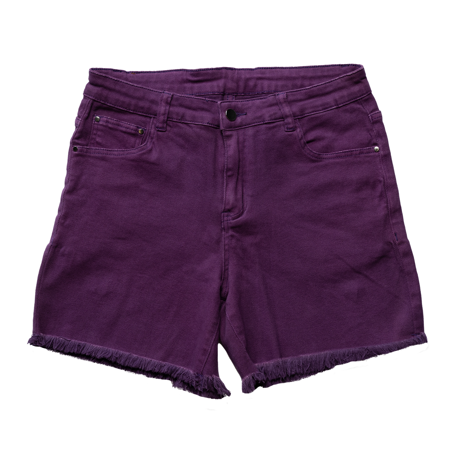 Purple 2024 denim shorts