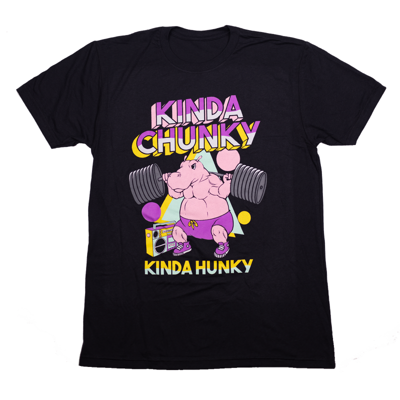 Kinda Chunky. Kinda Hunky. (Black) *Fitted Tee*