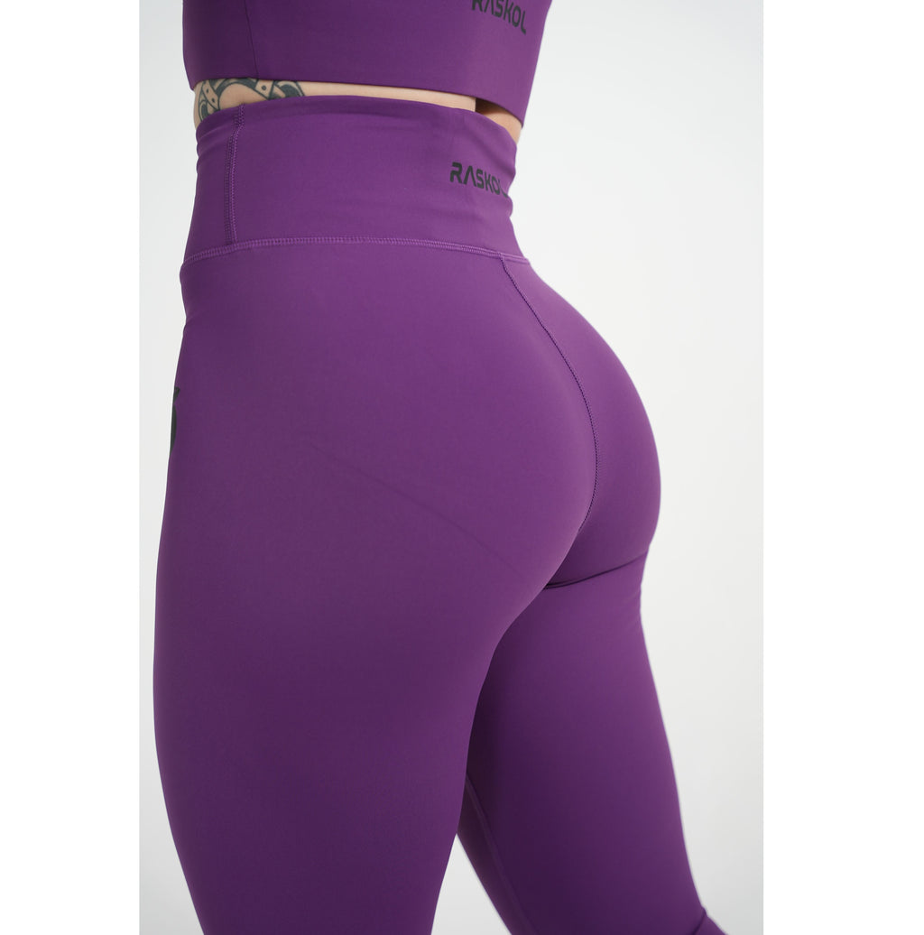 SCULPT Flare Leggings - Purple Taupe, High Waisted, Squat Proof, 5