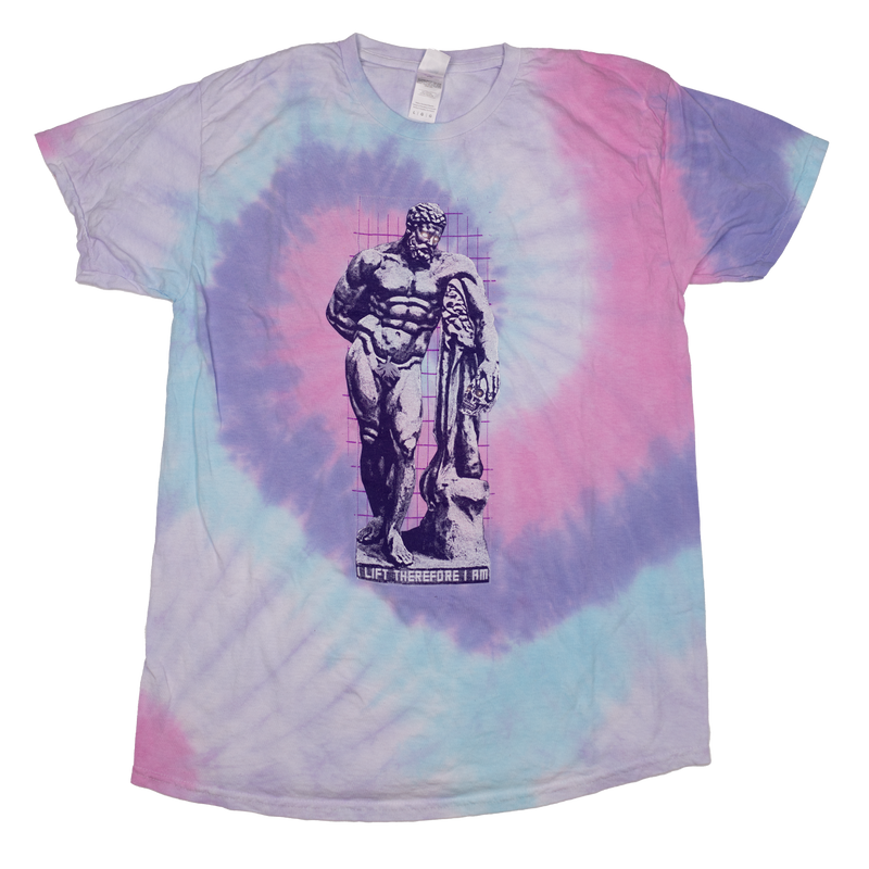 I Lift Therefore I Am (Premium Unicorn Tie Dye)