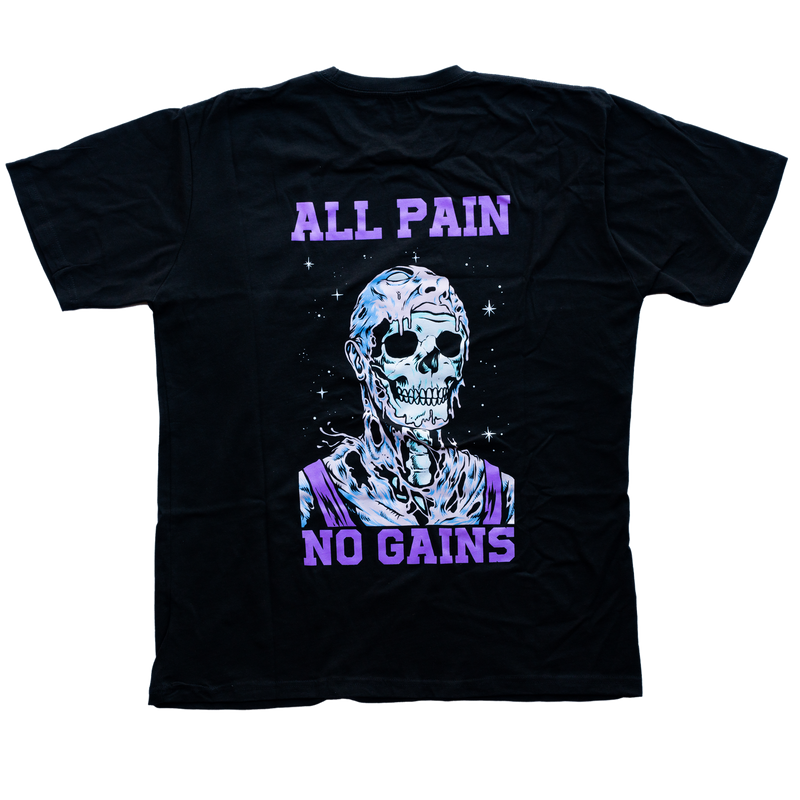 ALL PAIN. NO GAINS. (PREMIUM OVERSIZED TEE)